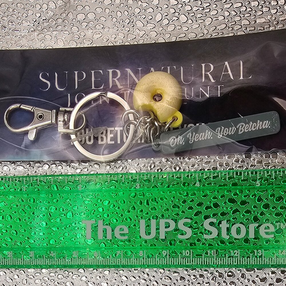 ‘Oh Yeah, You Betcha!’ Donut Keychain – Supernatural Moment